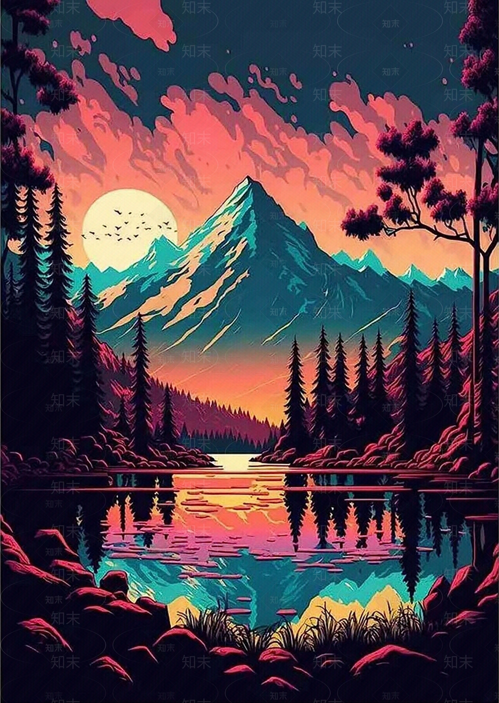 挂画高清贴图材质