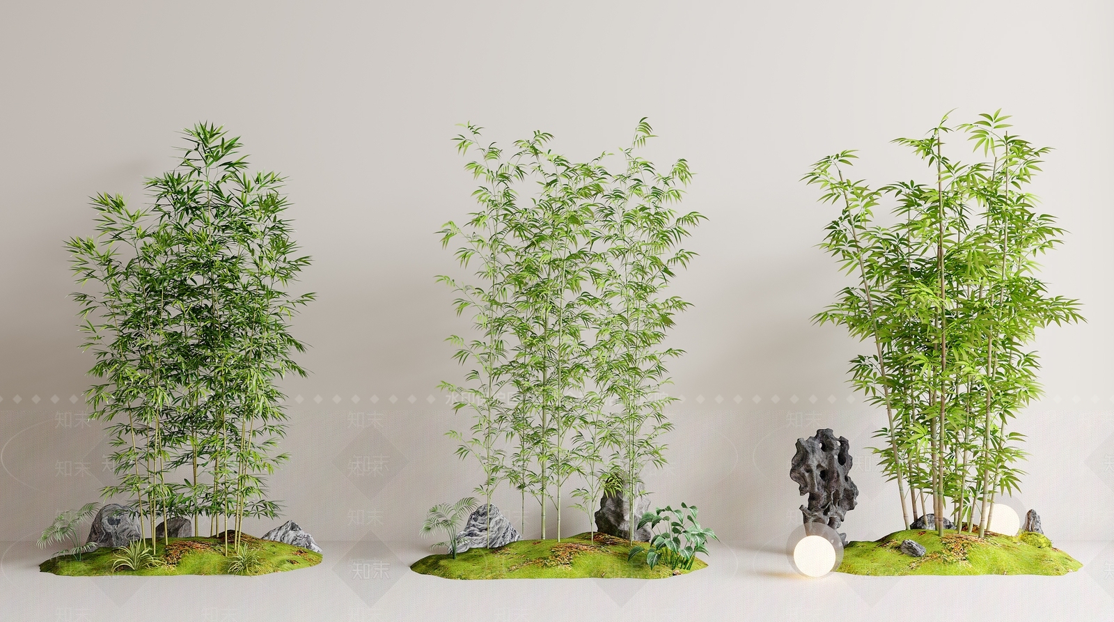 竹子SU模型下载【ID:1138659410】