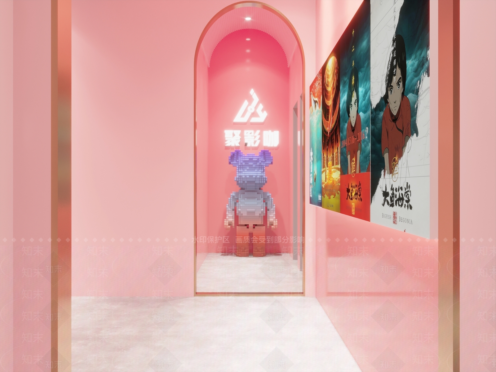 现代电影院3D模型下载【ID:1138677335】