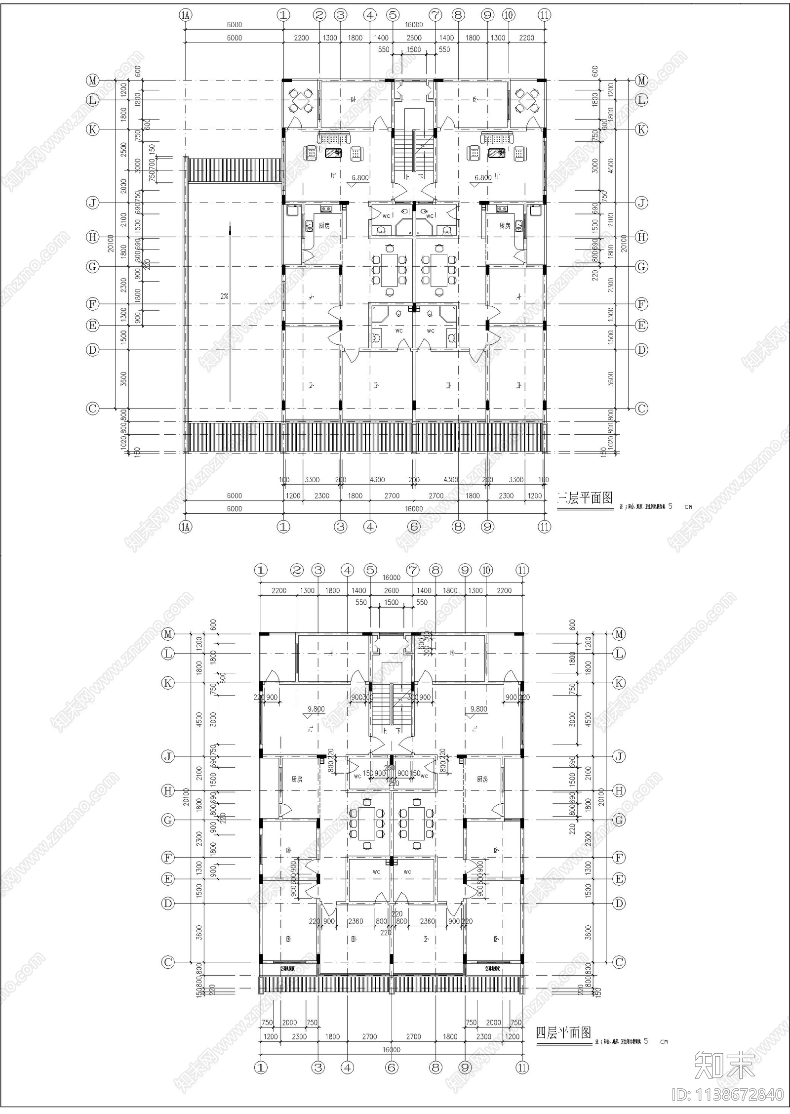 徽派风格建筑cad施工图下载【ID:1138672840】