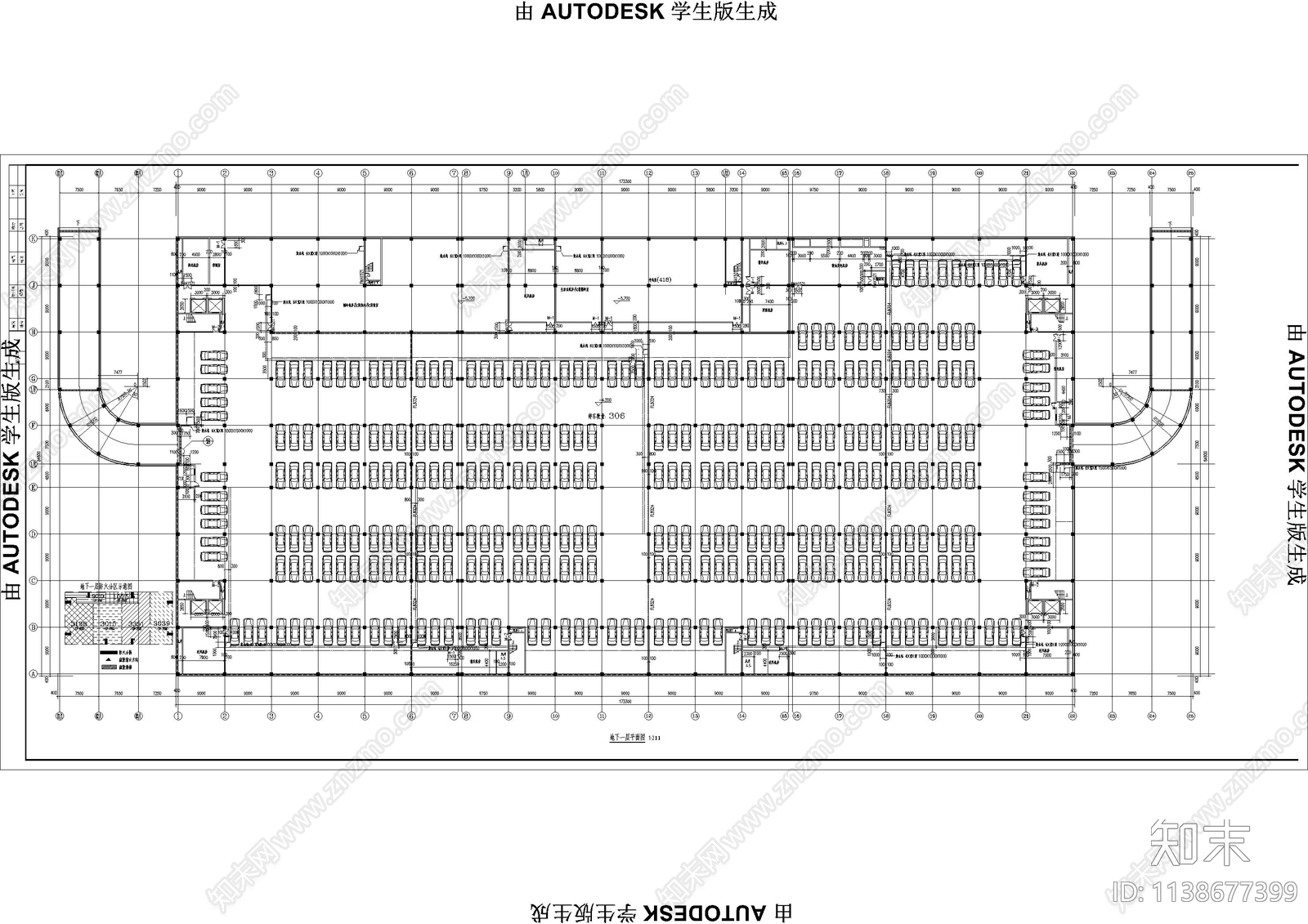 全球采购中心建筑cad施工图下载【ID:1138677399】