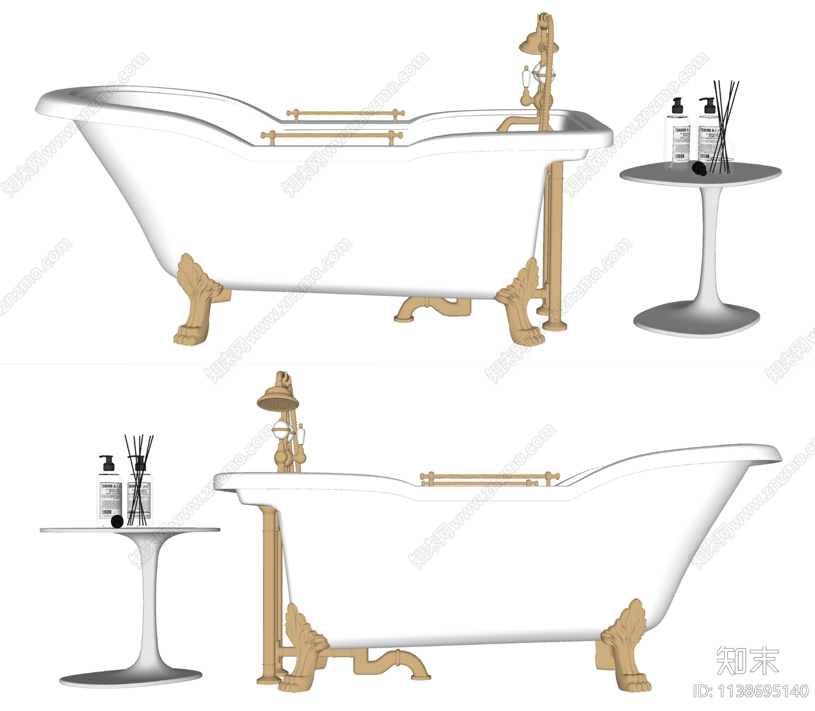 浴缸SU模型下载【ID:1138695140】