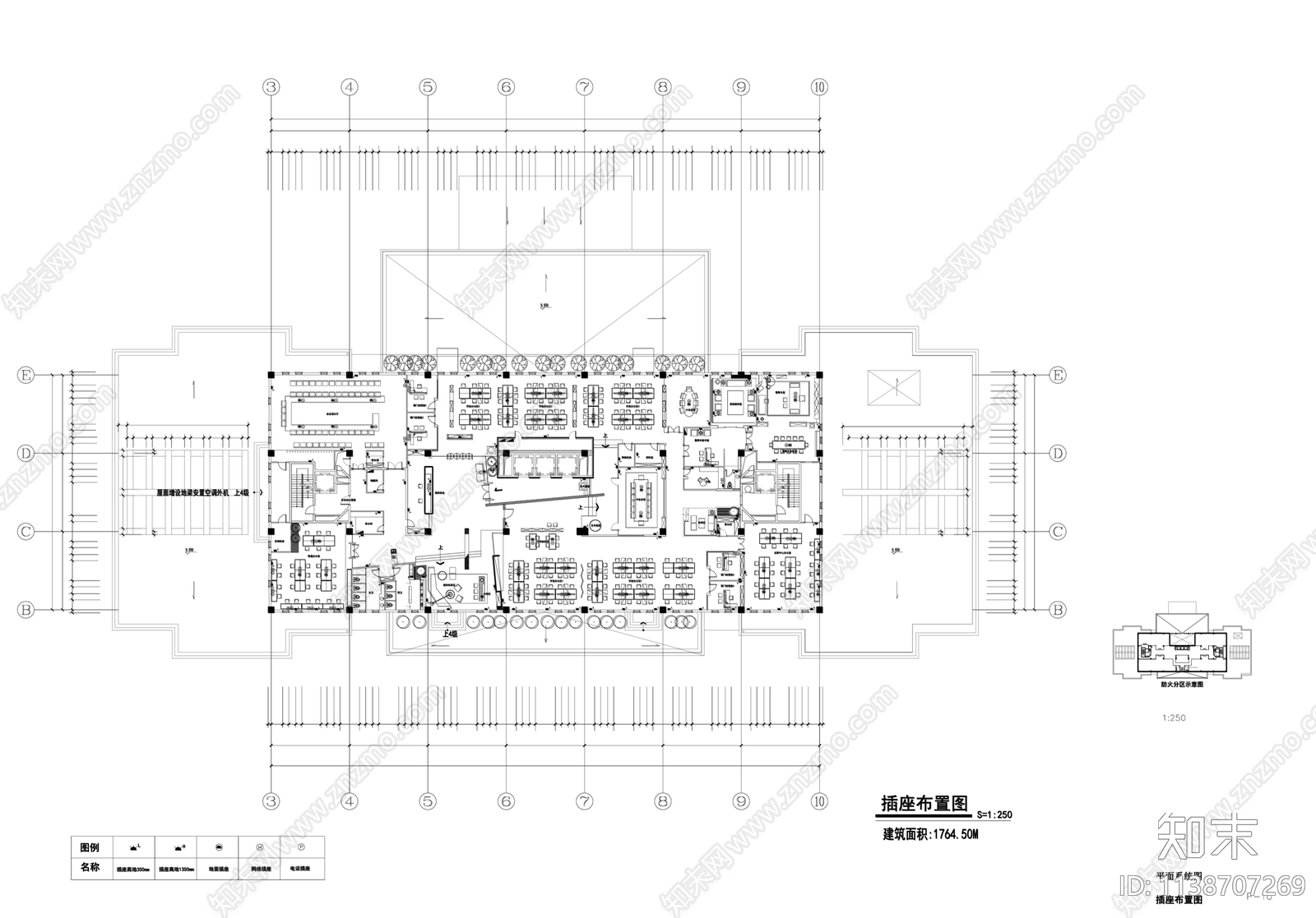 办公室cad施工图下载【ID:1138707269】