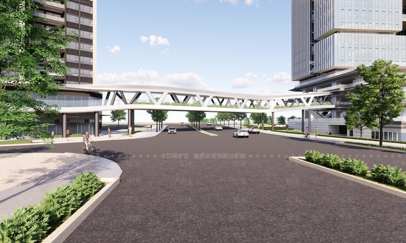 现代天桥SU模型下载【ID:1139262908】