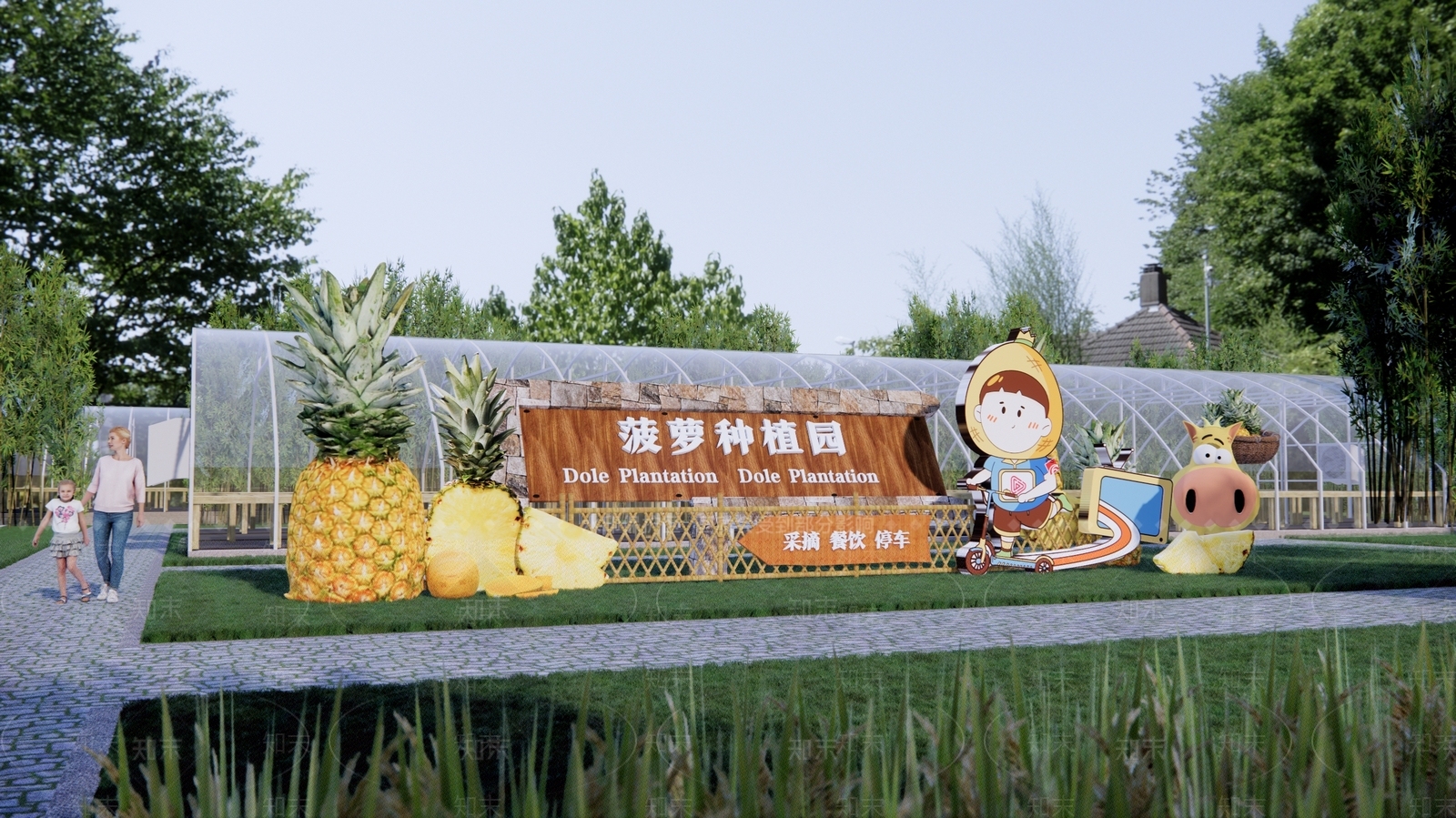 现代大棚SU模型下载【ID:1138713754】