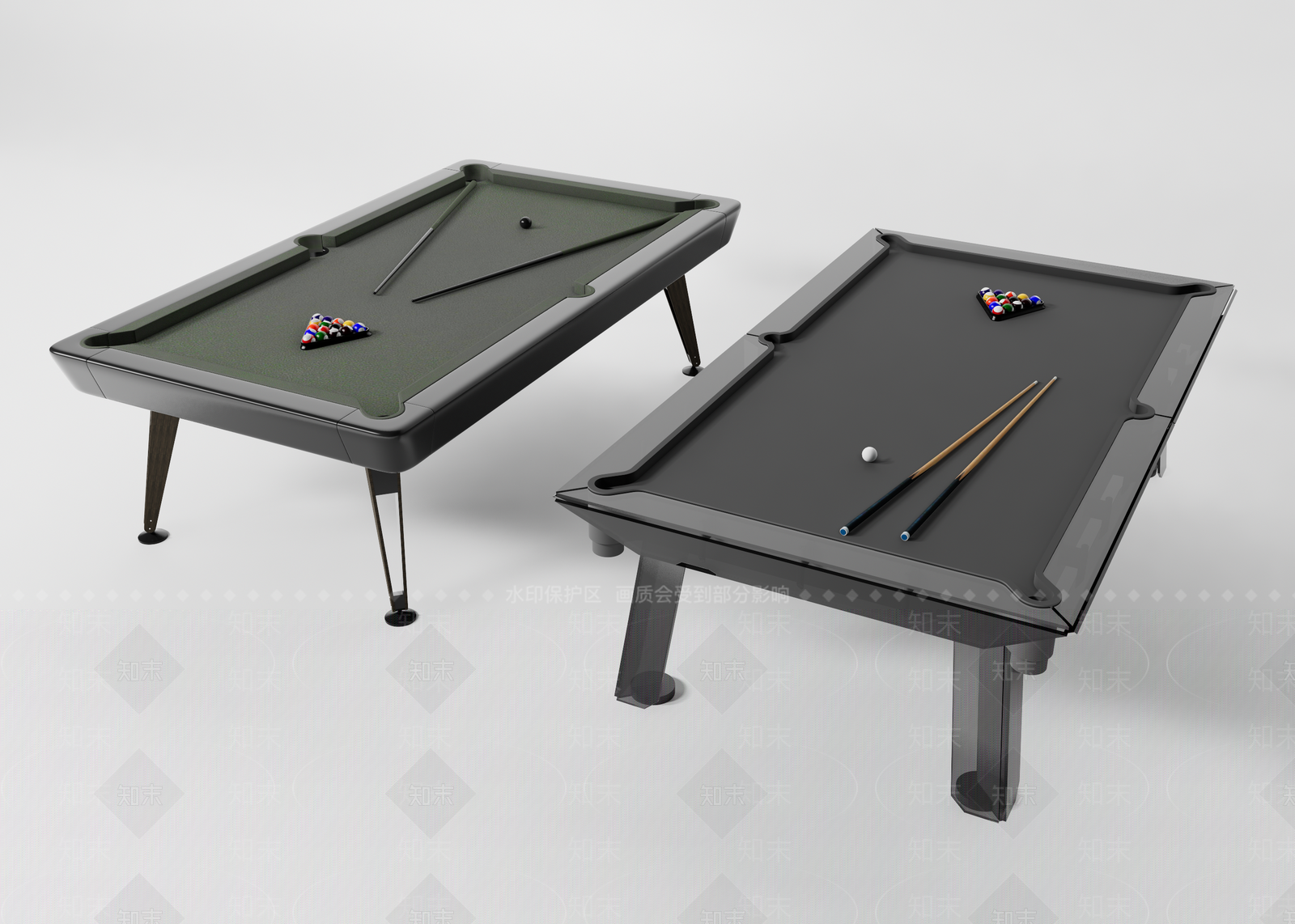 桌球SU模型下载【ID:1138720413】
