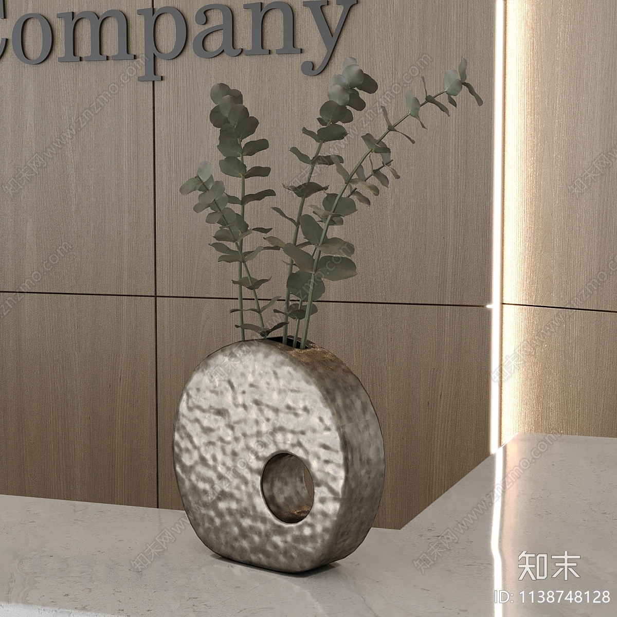 现代接待台3D模型下载【ID:1138748128】