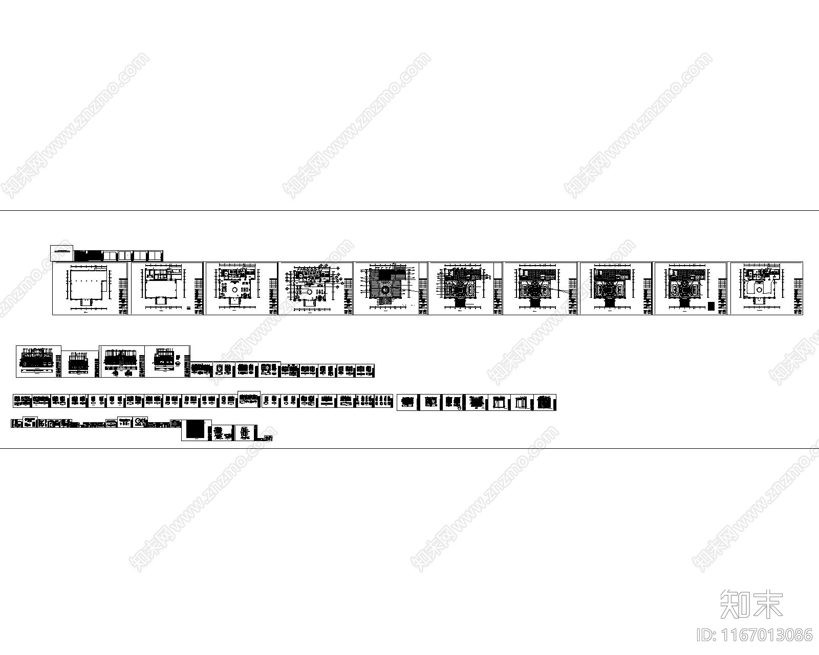 欧式售楼处施工图下载【ID:1167013086】