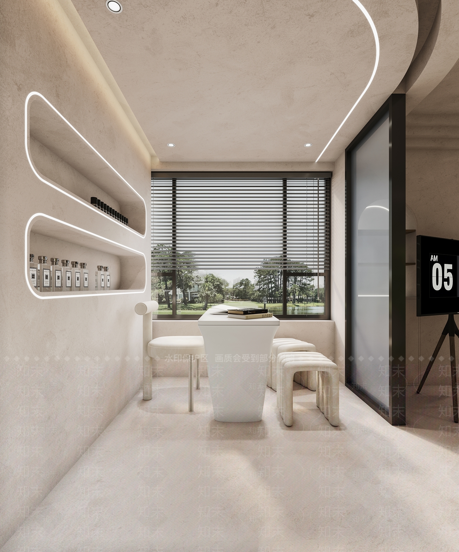 现代美容SPA店3D模型下载【ID:1138773400】