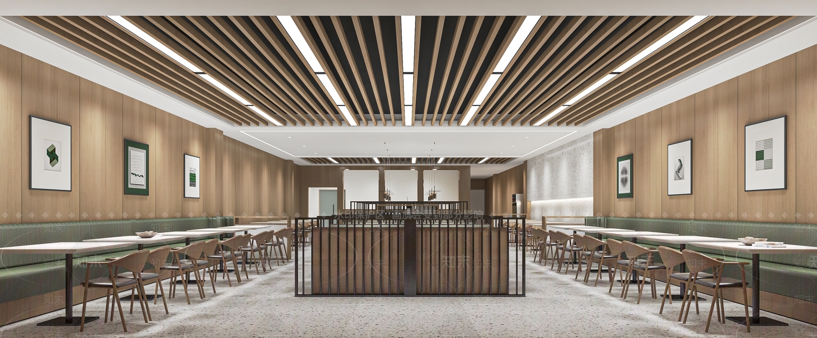 现代快餐店SU模型下载【ID:1138775696】