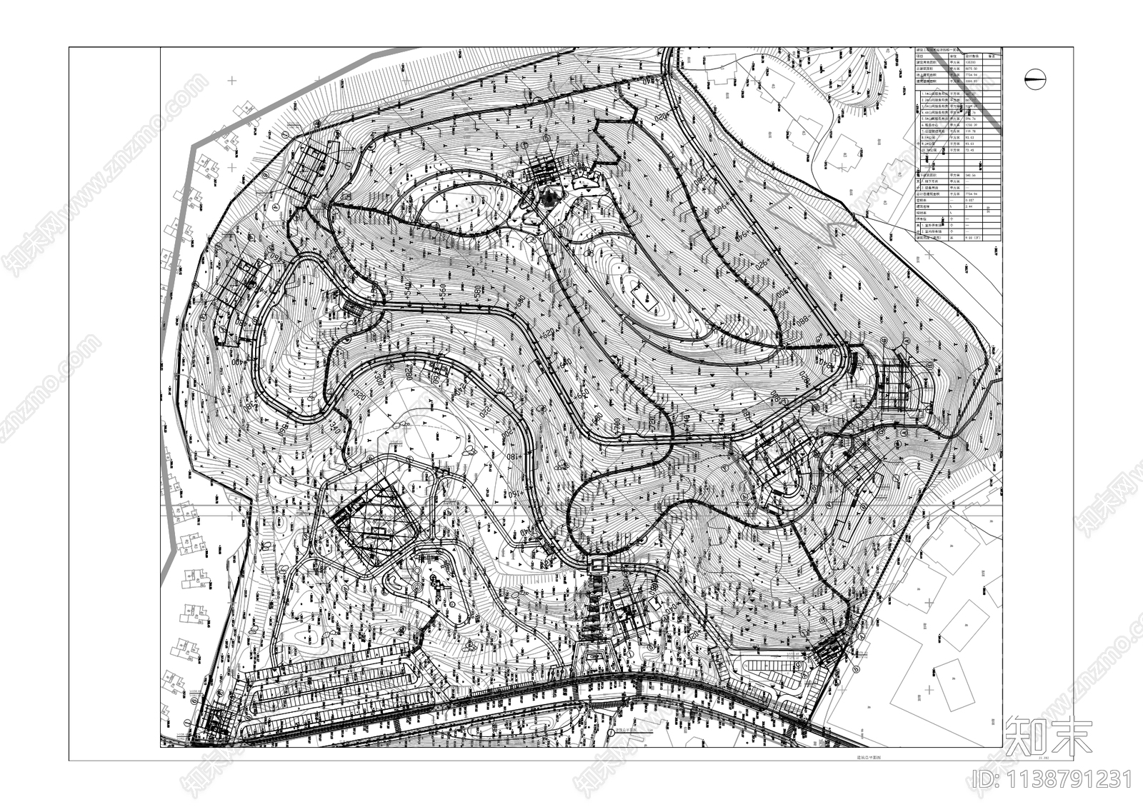 双福新区山地公园景观施工图下载【ID:1138791231】