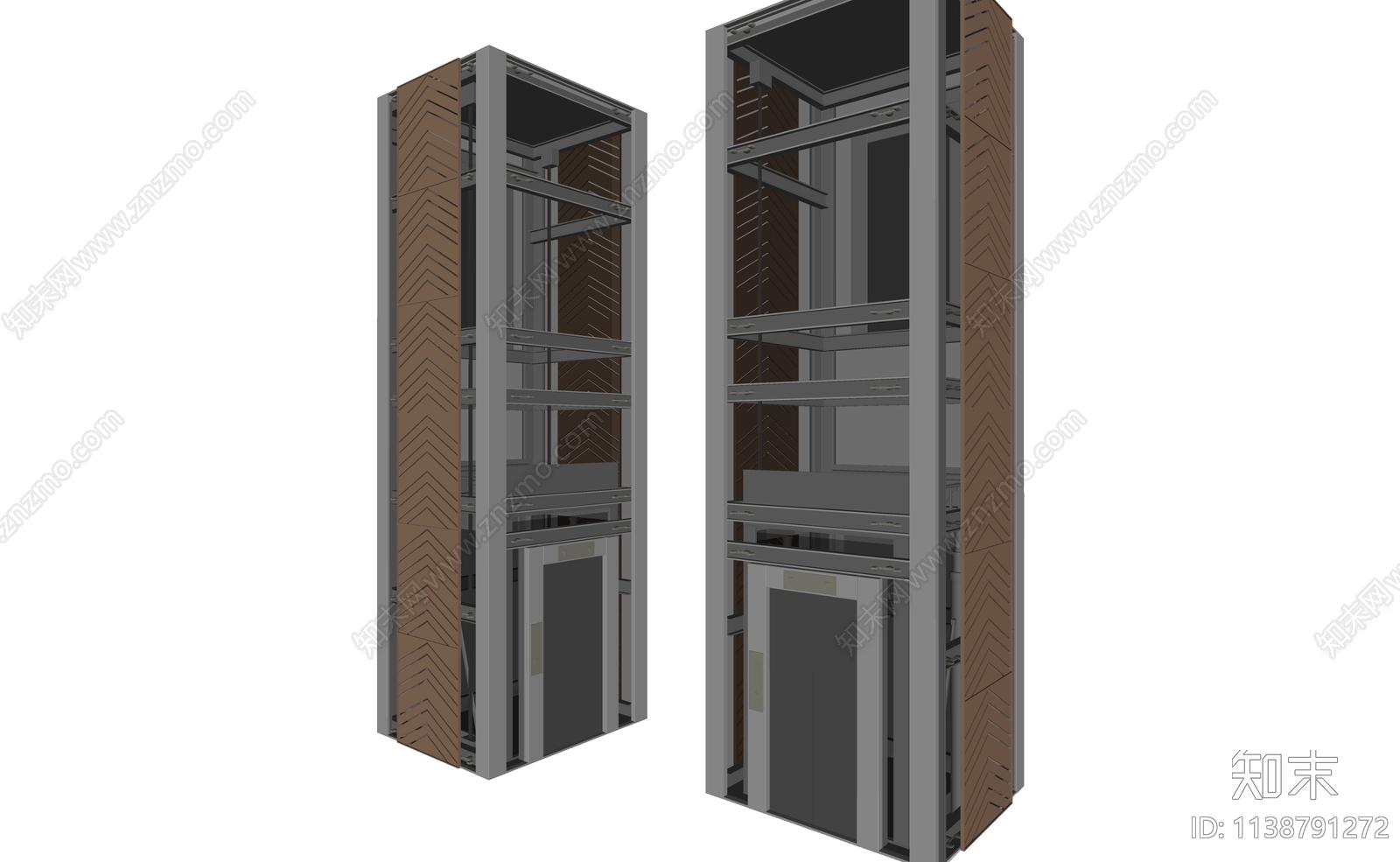 现代观光电梯SU模型下载【ID:1138791272】