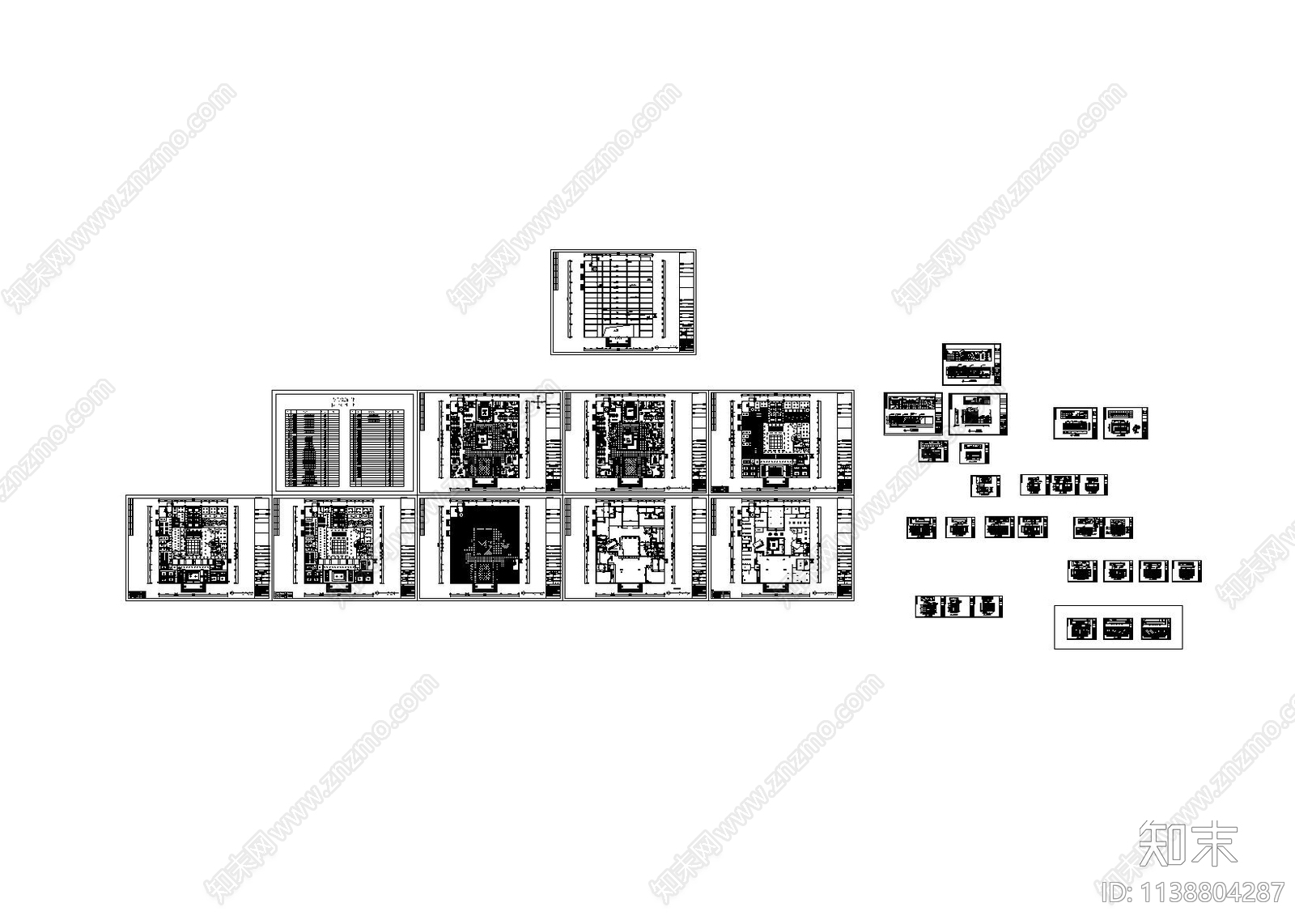 办公楼cad施工图下载【ID:1138804287】