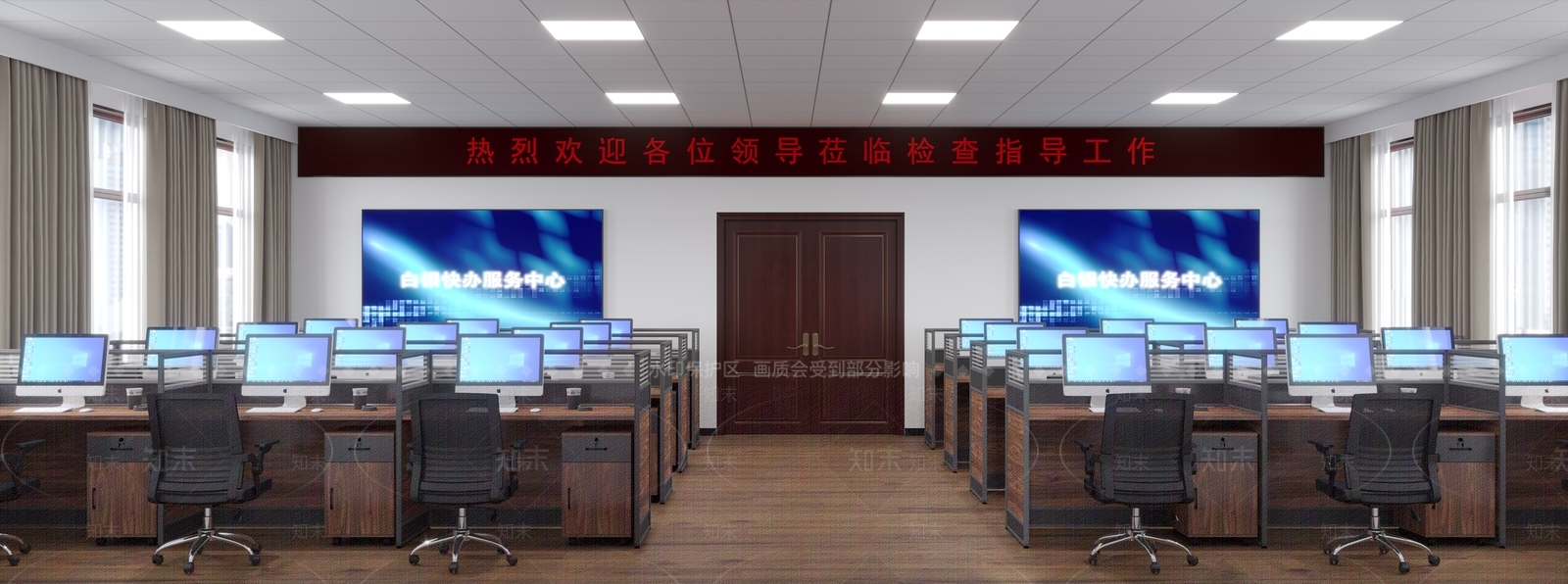 现代指挥控制室3D模型下载【ID:1138806052】