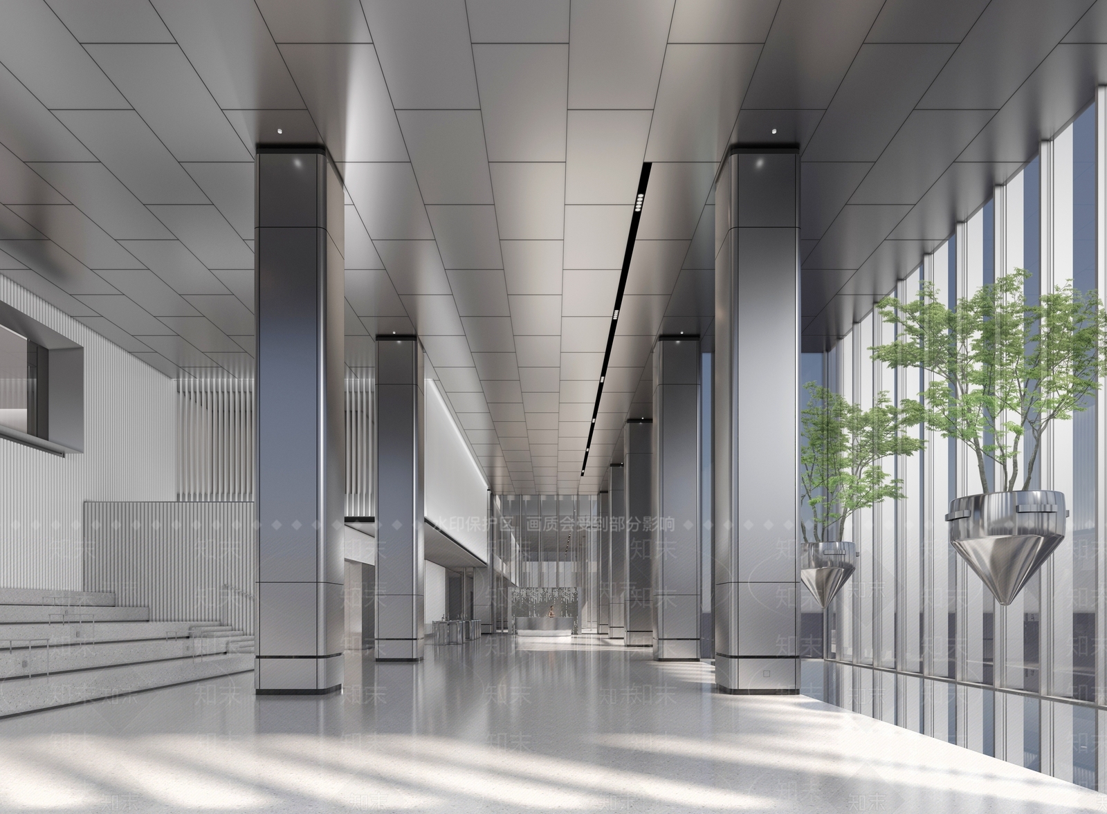 现代公司大堂3D模型下载【ID:1138806822】