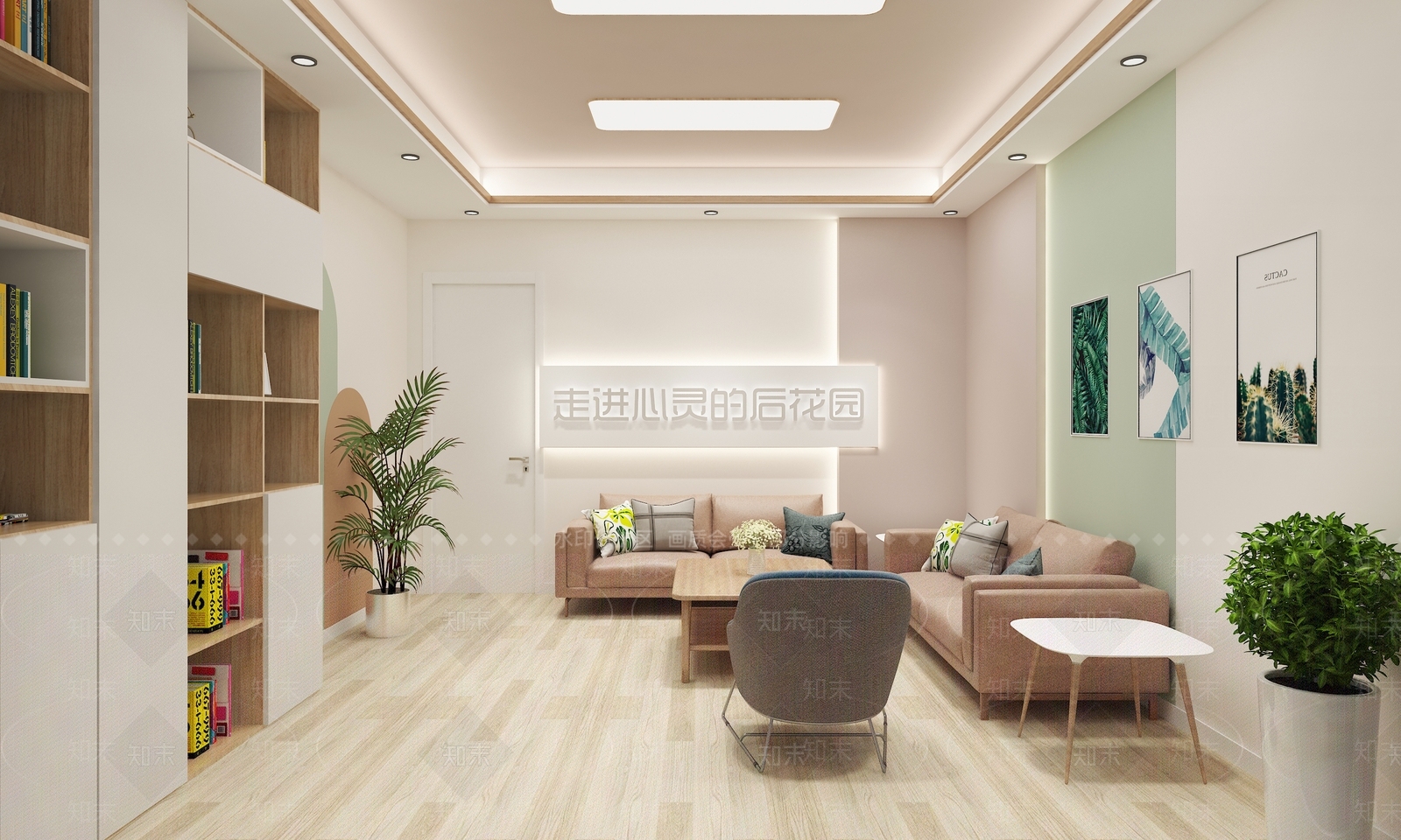现代休息区3D模型下载【ID:1221705849】