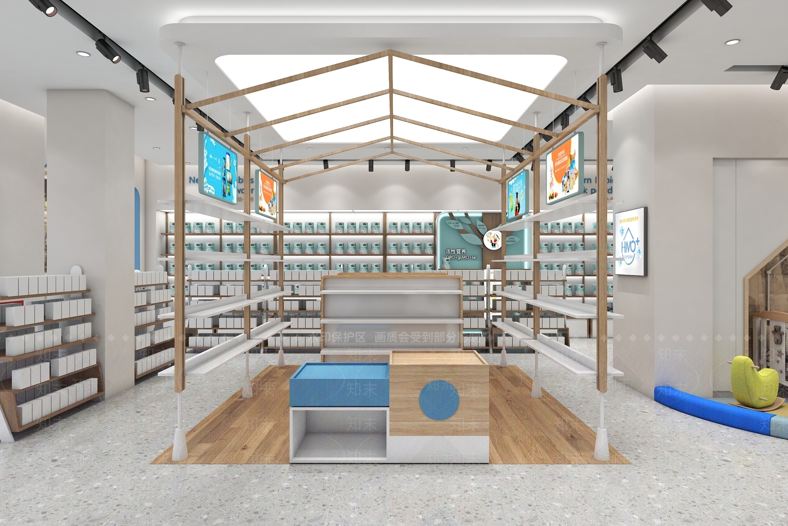 现代母婴店3D模型下载【ID:1139039465】