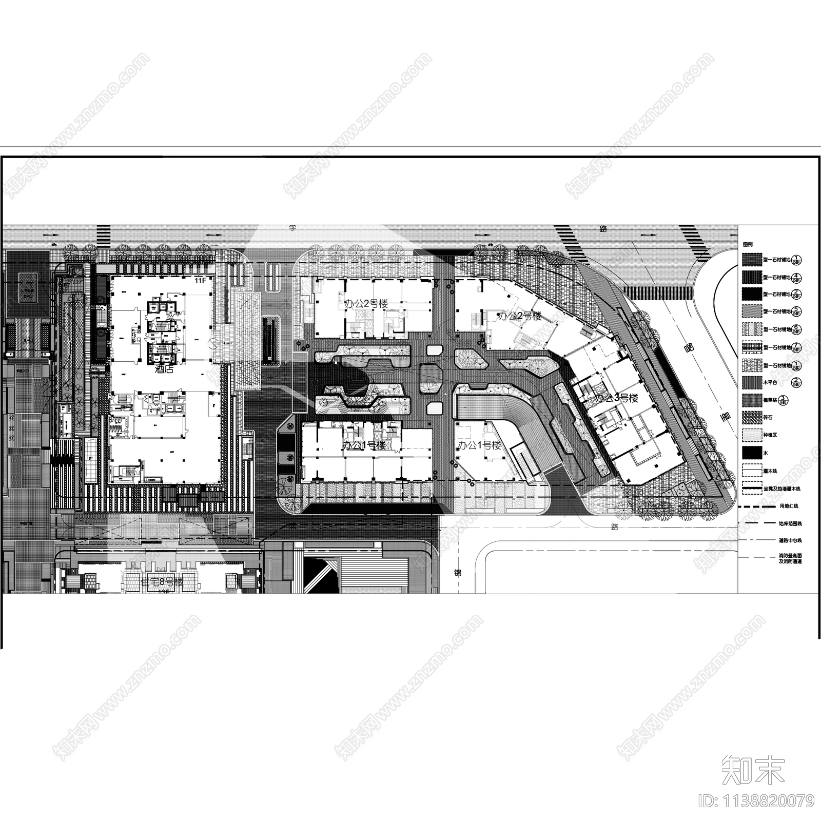 上海创智天地商业办公景观施工图下载【ID:1138820079】