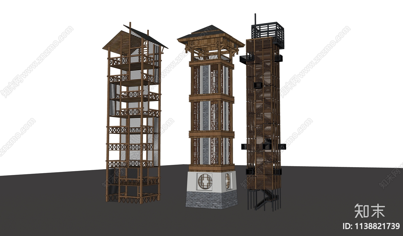 新中式其它小公建SU模型下载【ID:1138821739】