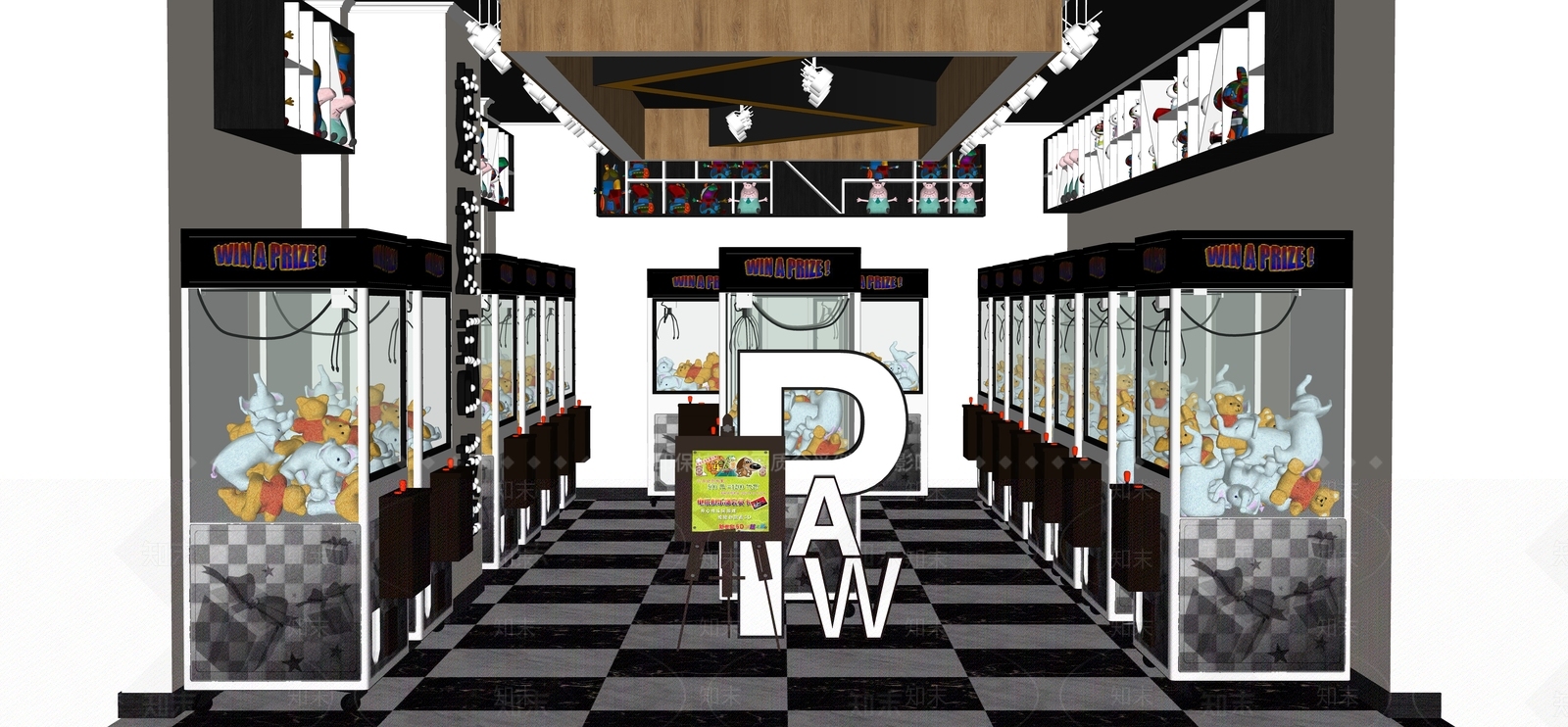 现代玩具礼品店SU模型下载【ID:1138826082】