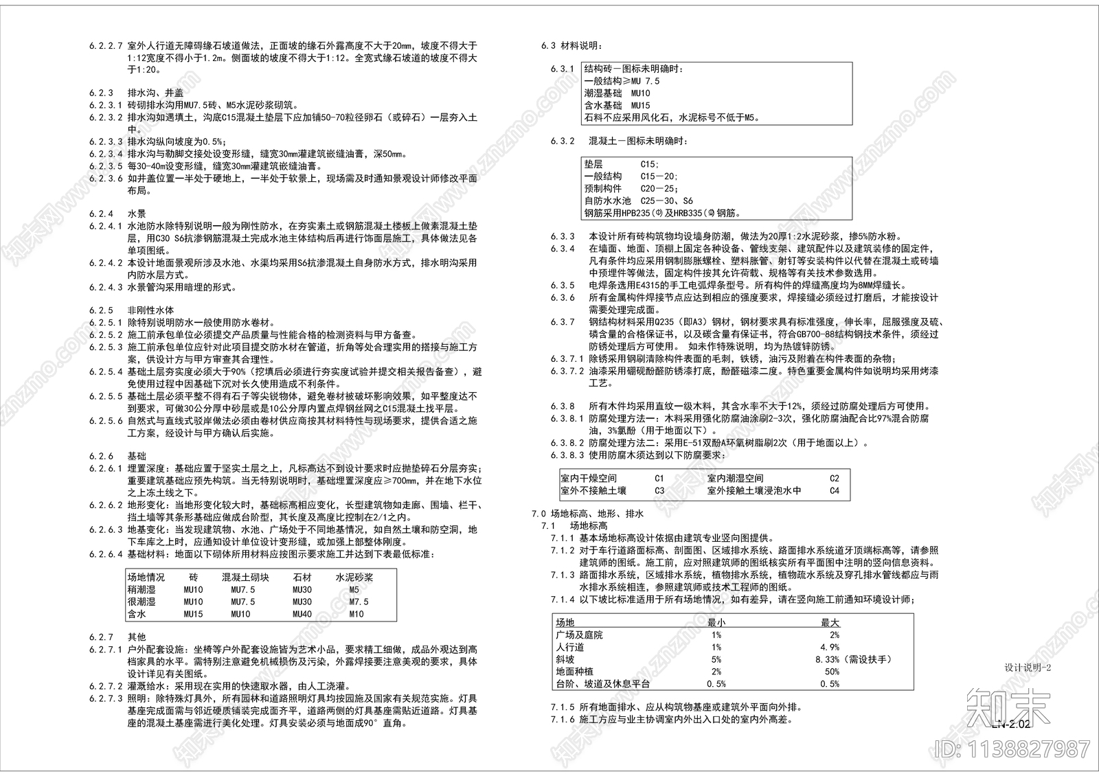 景观设计说明cad施工图下载【ID:1138827987】