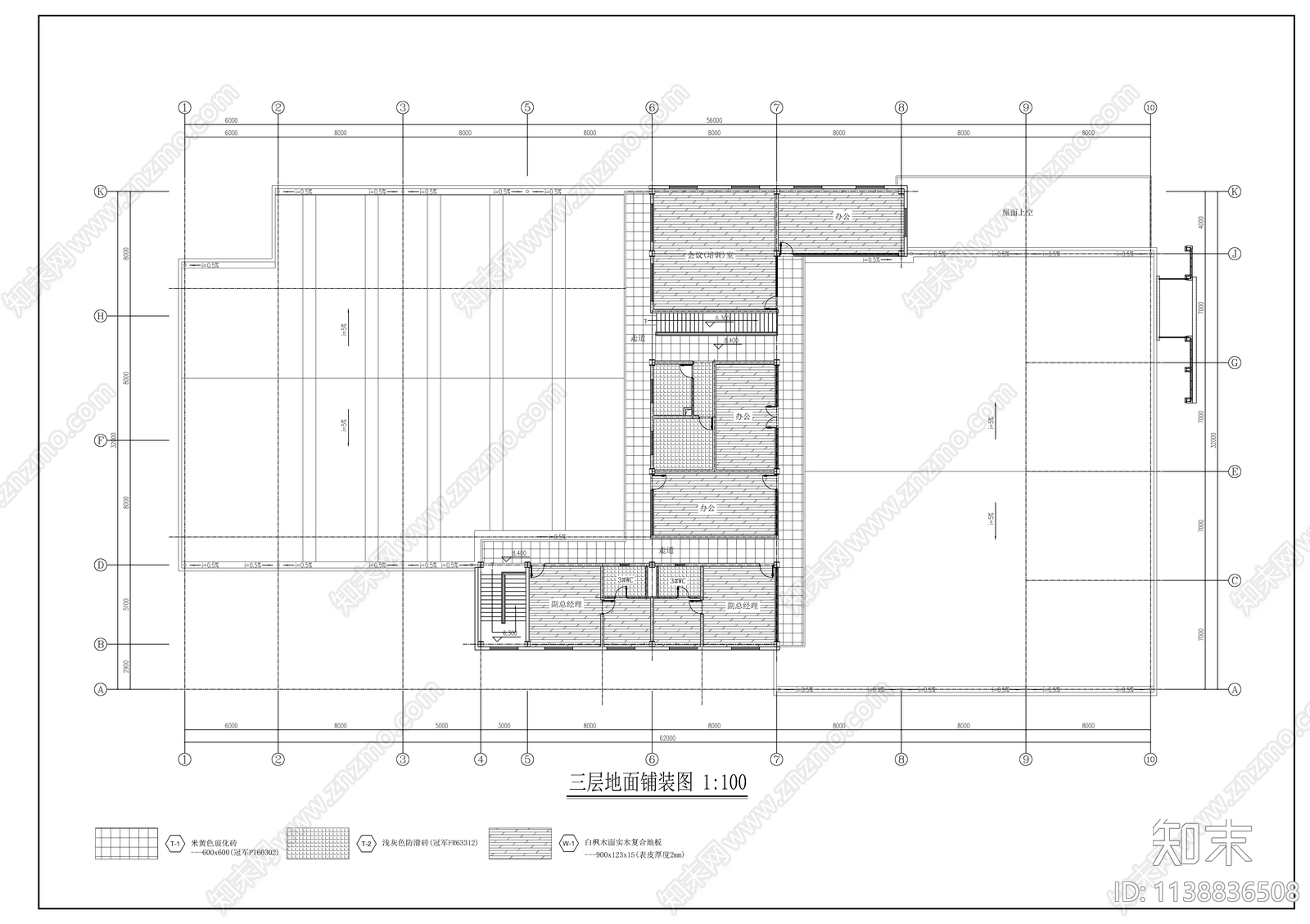 雪佛兰4S店建筑和装修cad施工图下载【ID:1138836508】