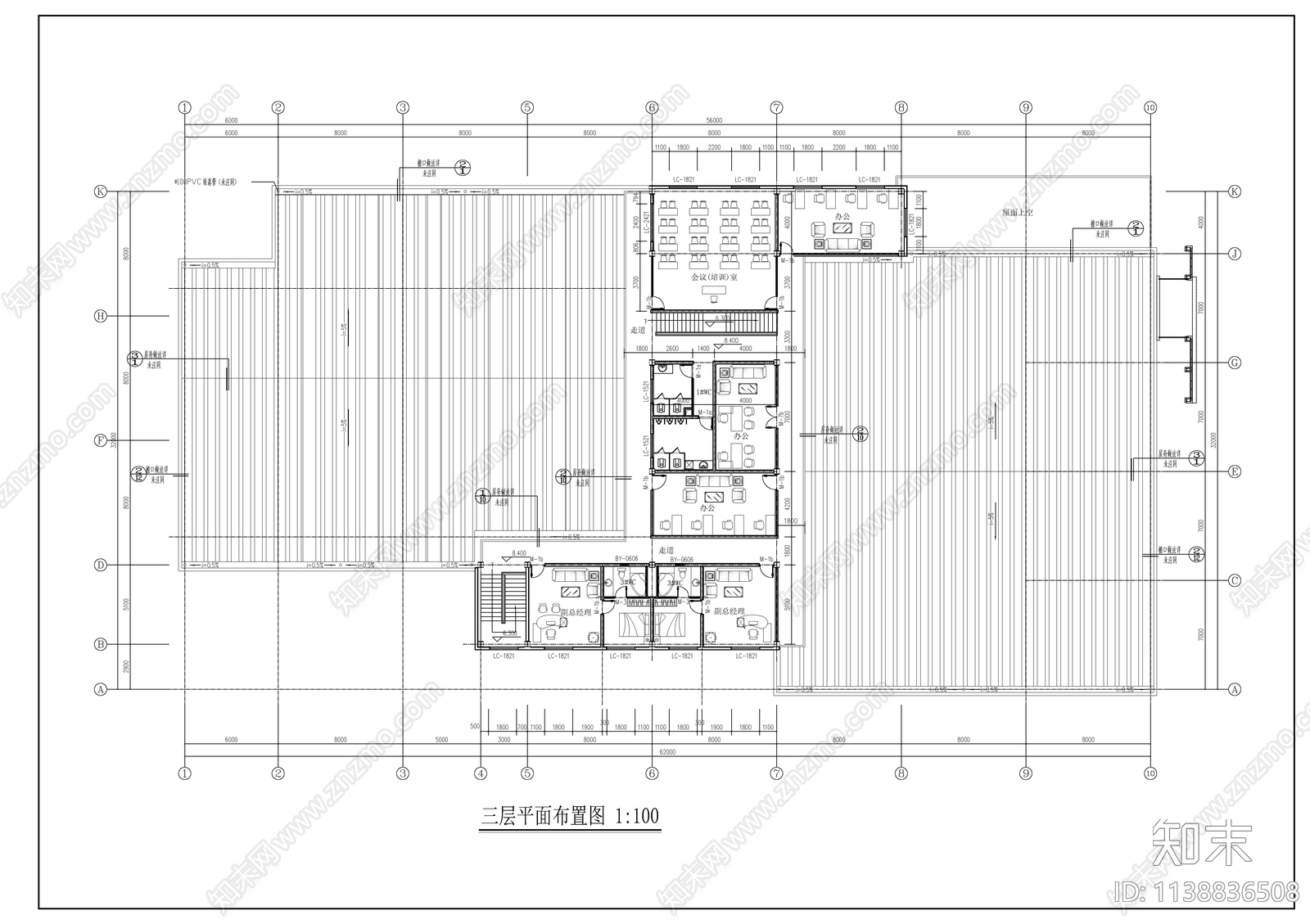雪佛兰4S店建筑和装修cad施工图下载【ID:1138836508】