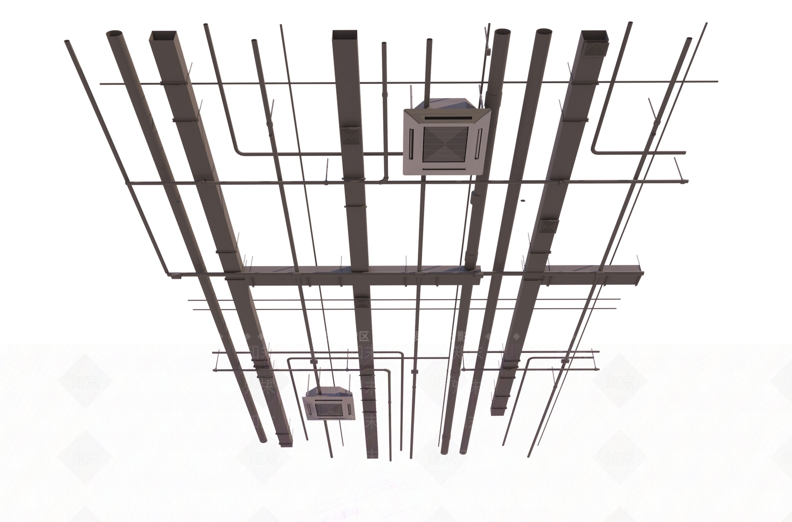 金属管道3D模型下载【ID:1138837182】