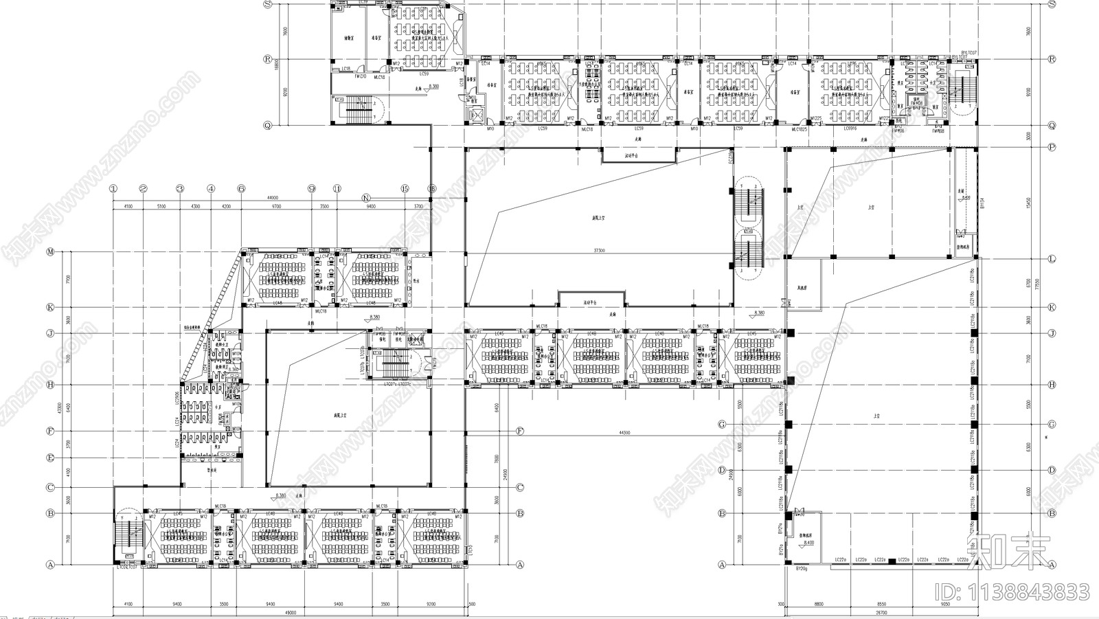 小学建筑施工图下载【ID:1138843833】