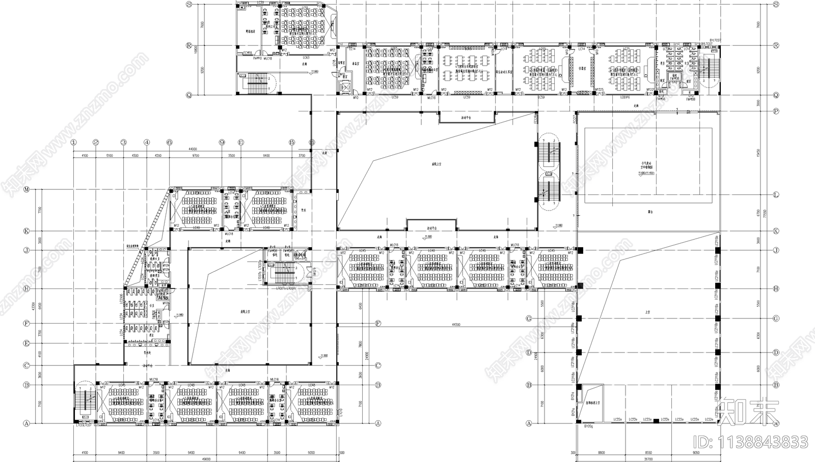 小学建筑施工图下载【ID:1138843833】