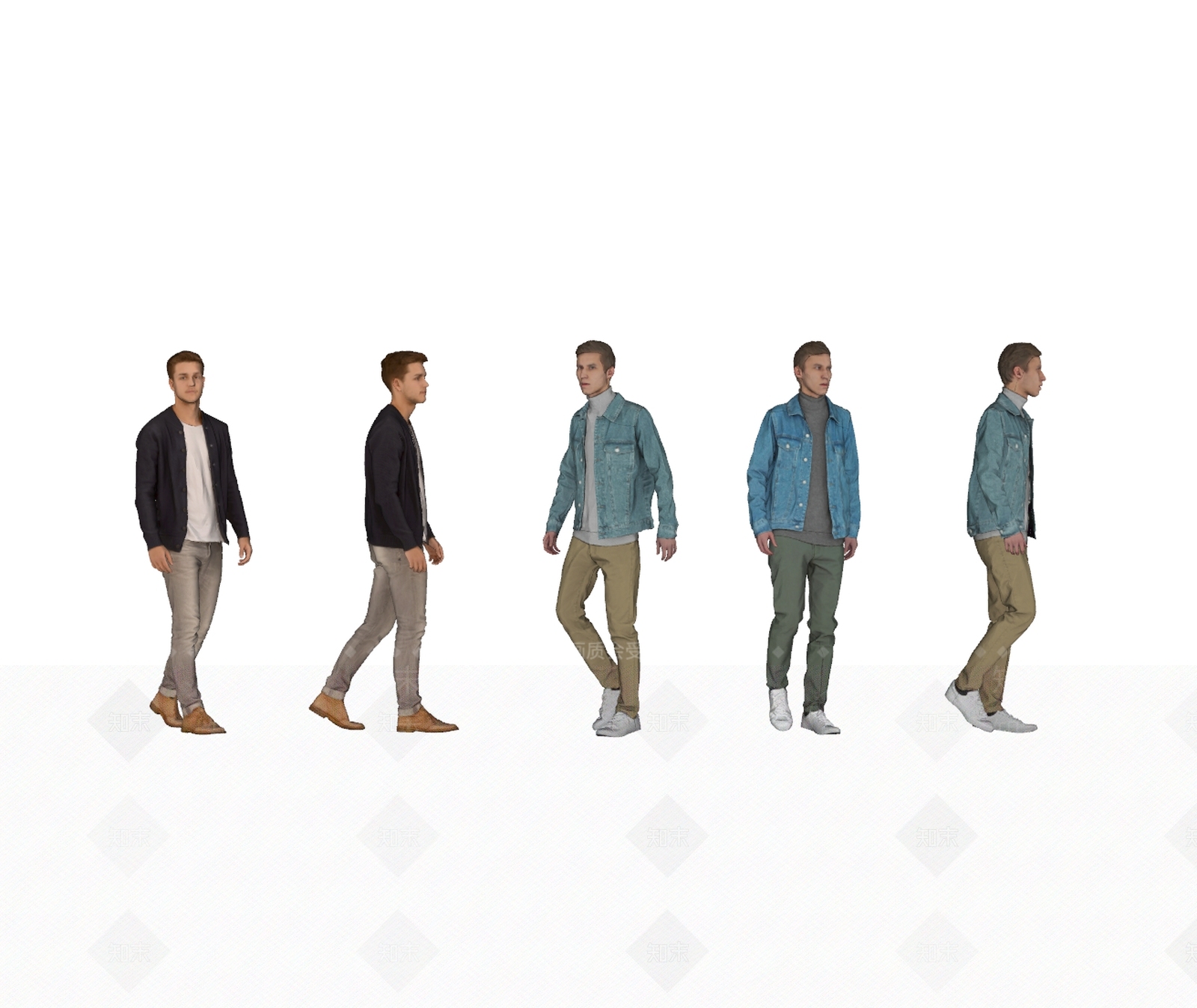 时尚男人SU模型下载【ID:1138849456】