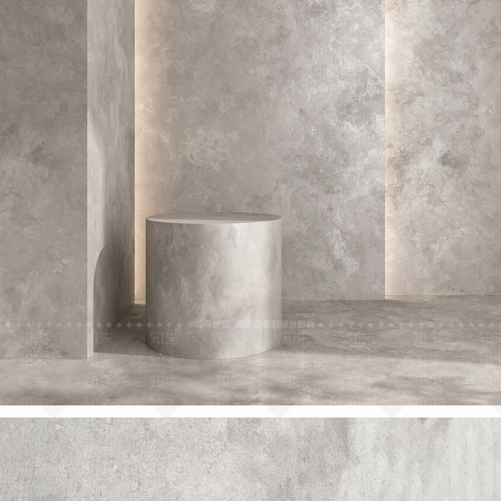 现代石膏墙面3D模型下载【ID:1138852788】