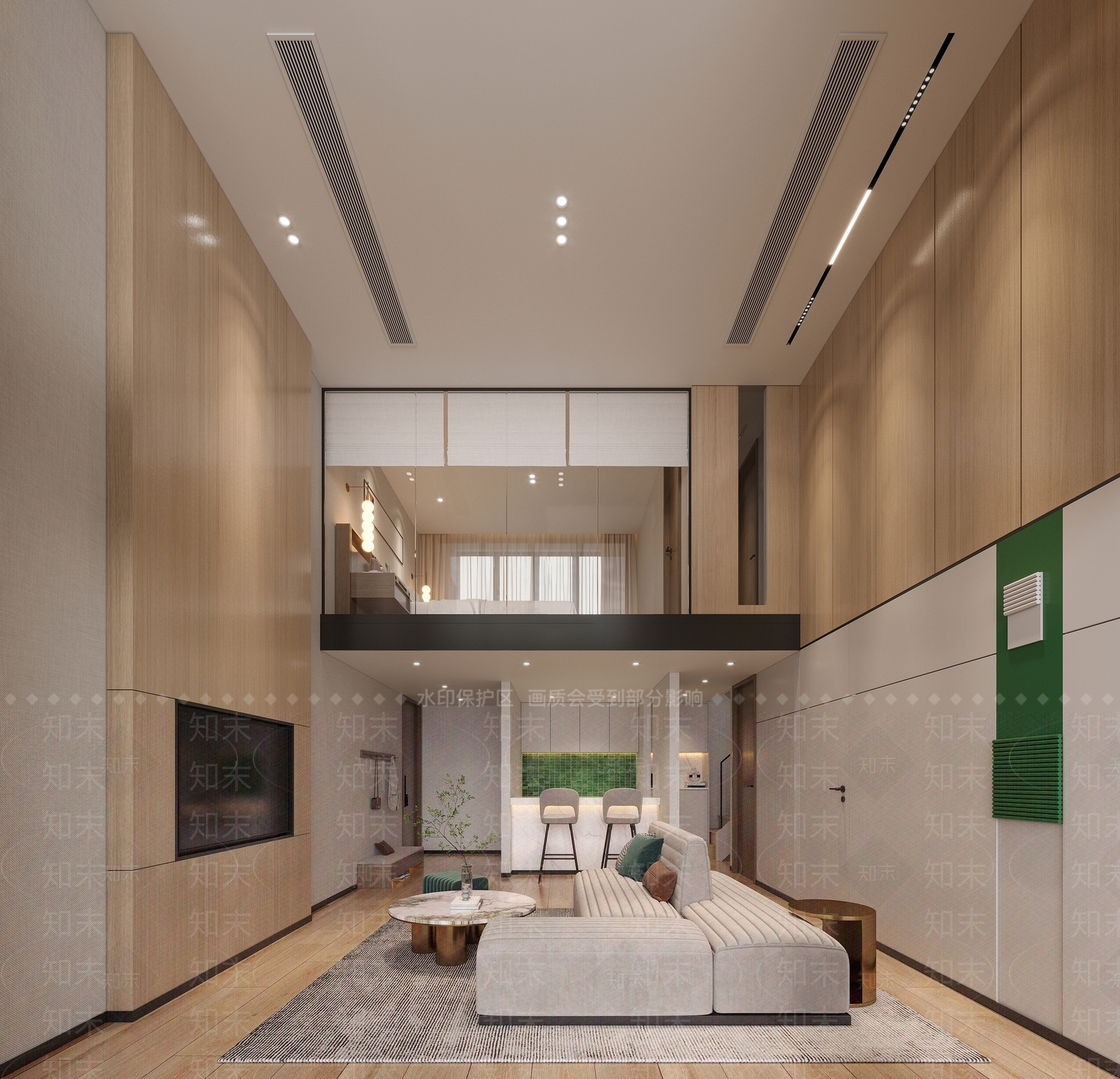现代单身公寓3D模型下载【ID:1138859553】