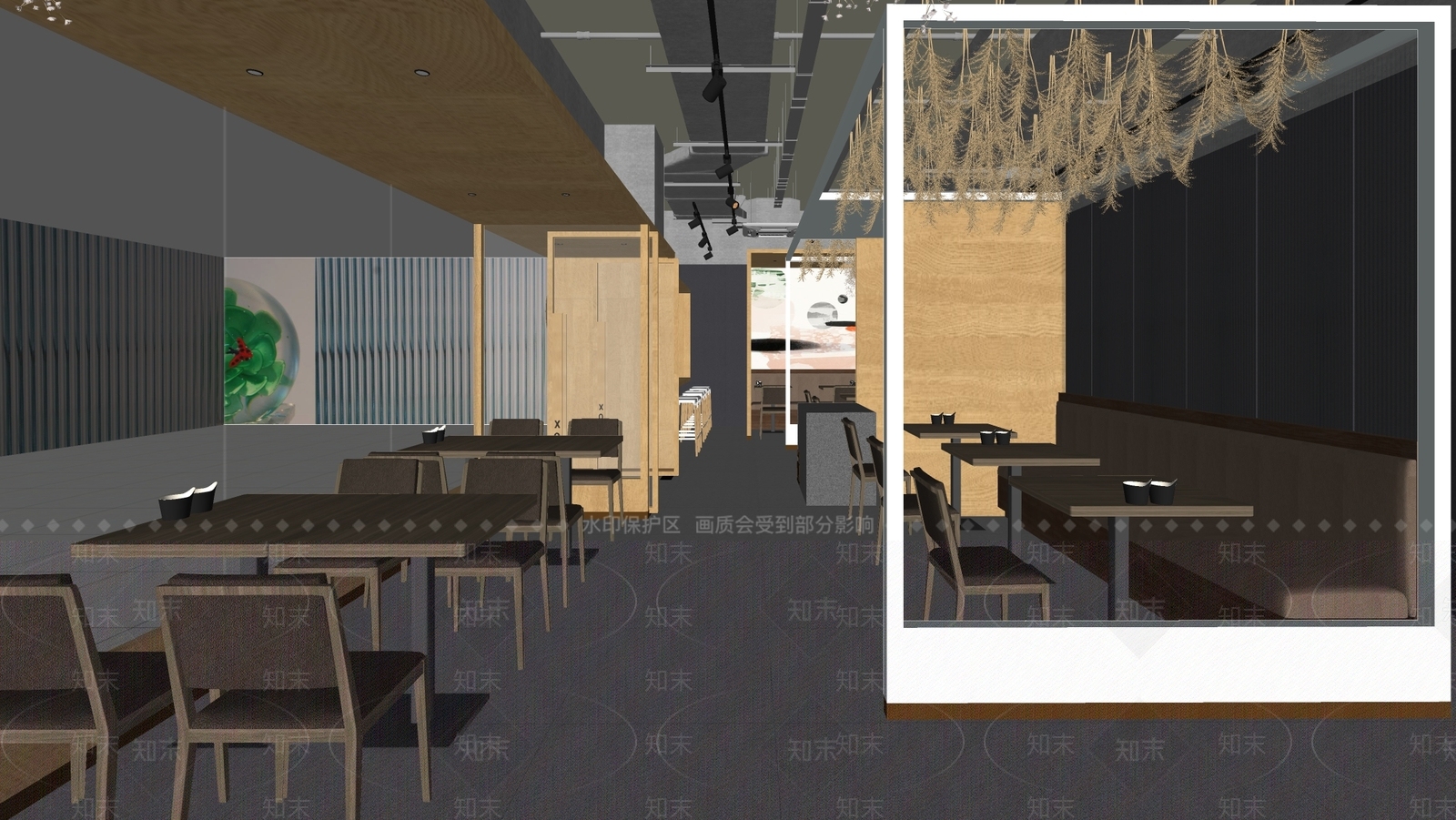 现代中餐厅SU模型下载【ID:1138862012】