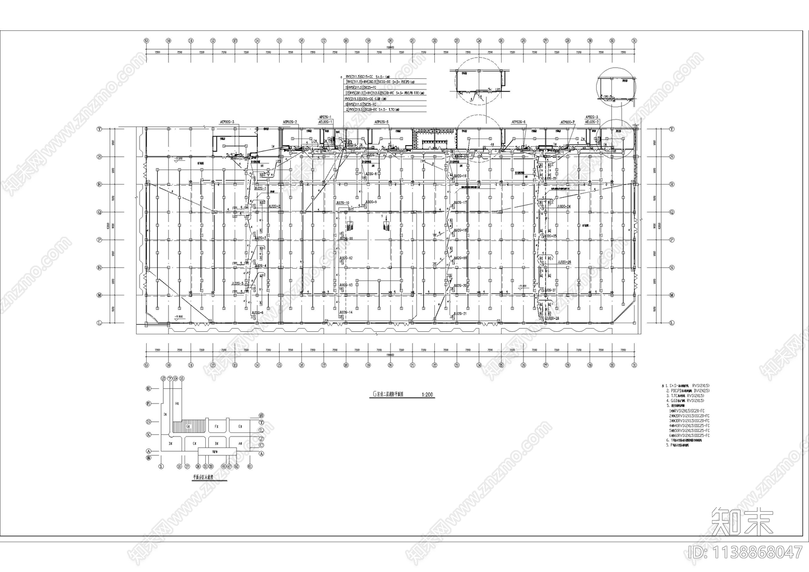 某17万平大型商场消防cad施工图下载【ID:1138868047】