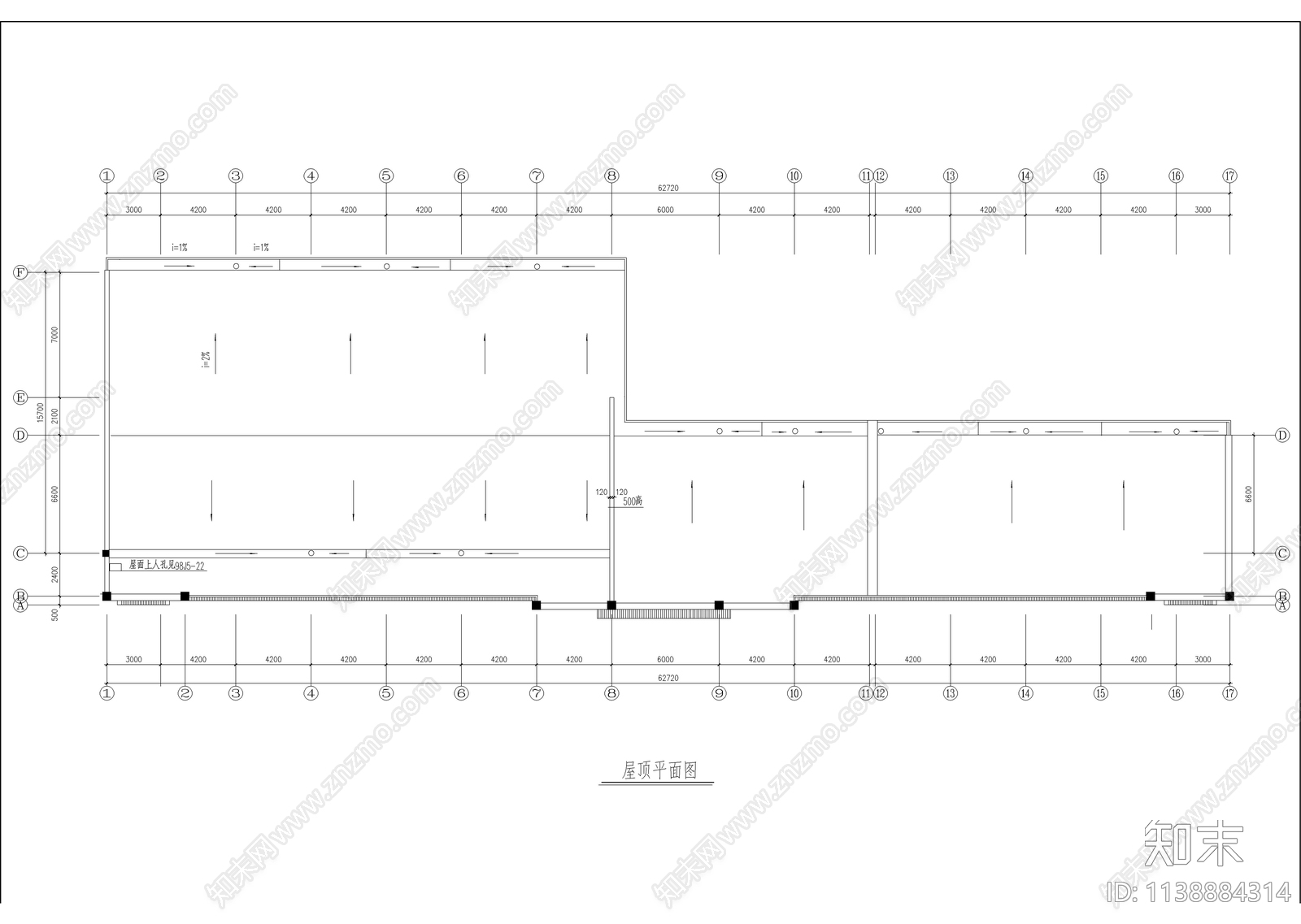 小学教学楼建筑cad施工图下载【ID:1138884314】