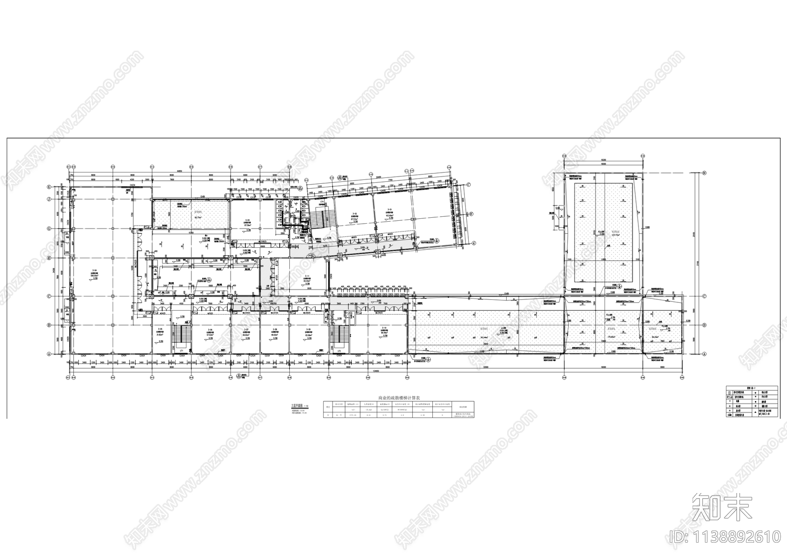 师范大学学生公寓建筑cad施工图下载【ID:1138892610】