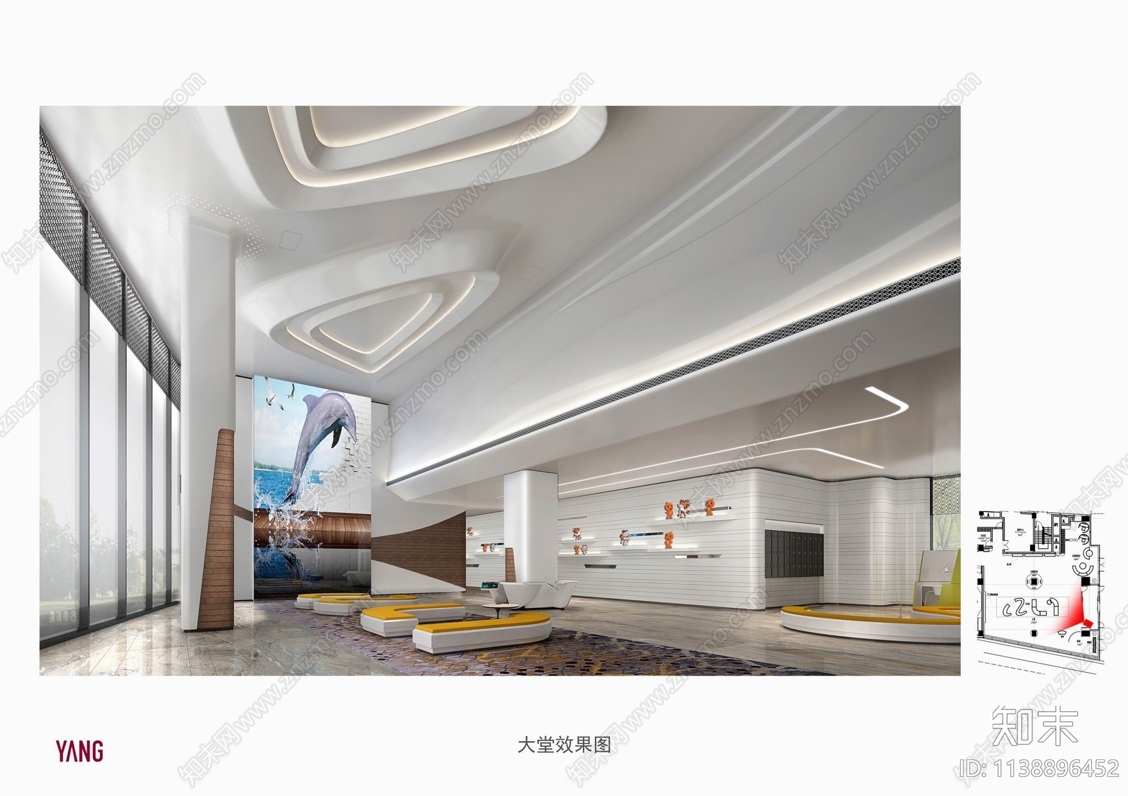 阿里未来酒店装修效果图cad施工图下载【ID:1138896452】