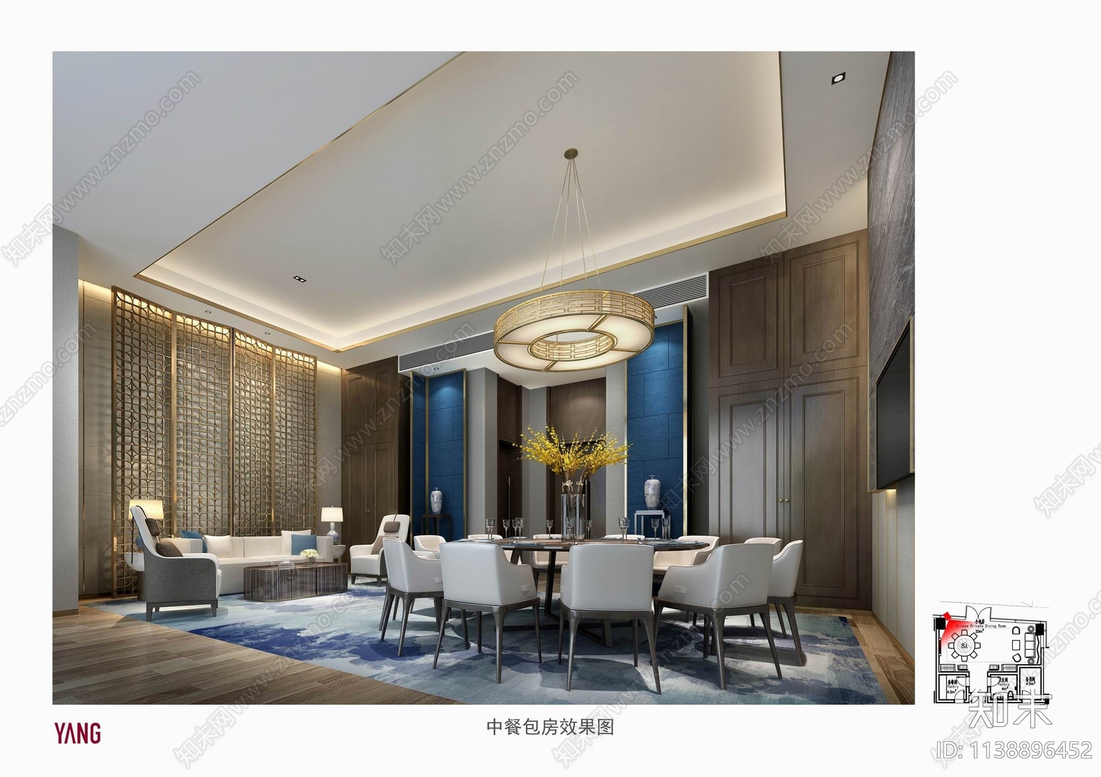 阿里未来酒店装修效果图cad施工图下载【ID:1138896452】