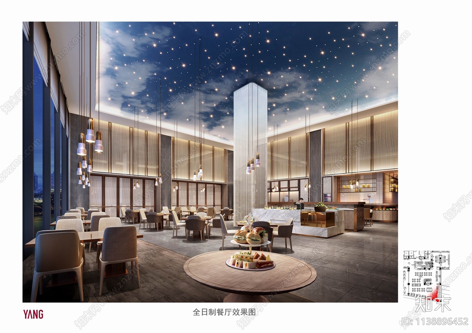 阿里未来酒店装修效果图cad施工图下载【ID:1138896452】