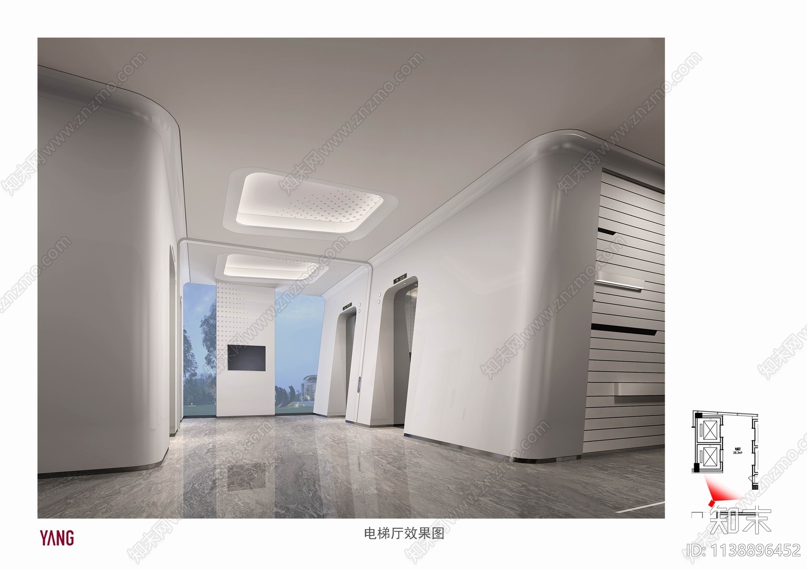 阿里未来酒店装修效果图cad施工图下载【ID:1138896452】