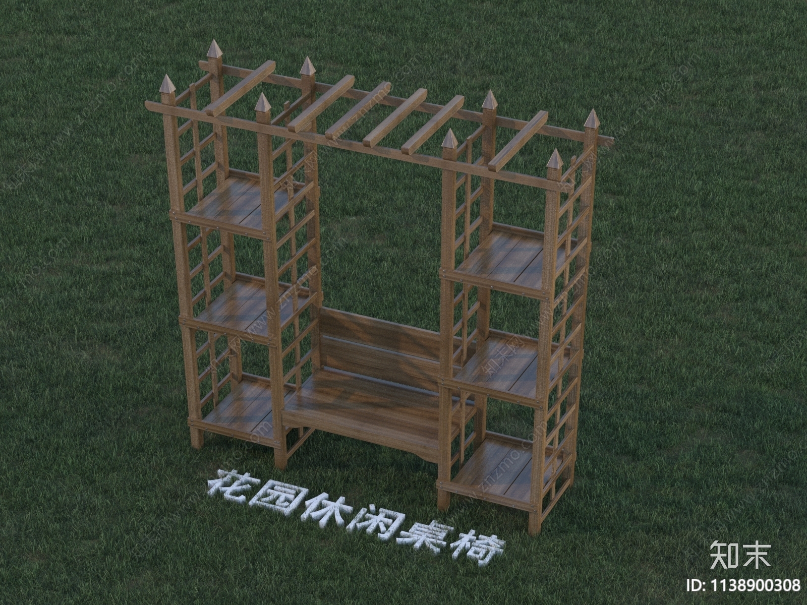 现代户外椅3D模型下载【ID:1138900308】