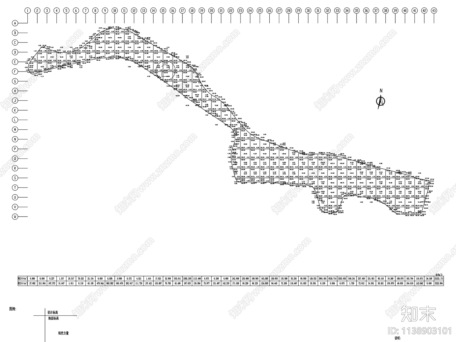 场地土方计算图施工图下载【ID:1138903101】