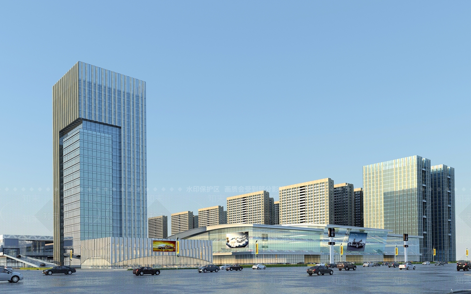 现代汽车站3D模型下载【ID:1138904955】