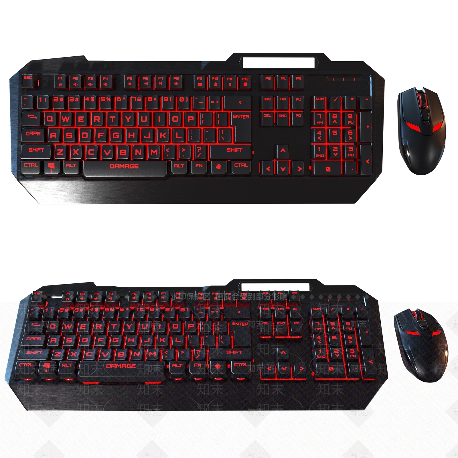 电脑键盘3D模型下载【ID:1138907882】