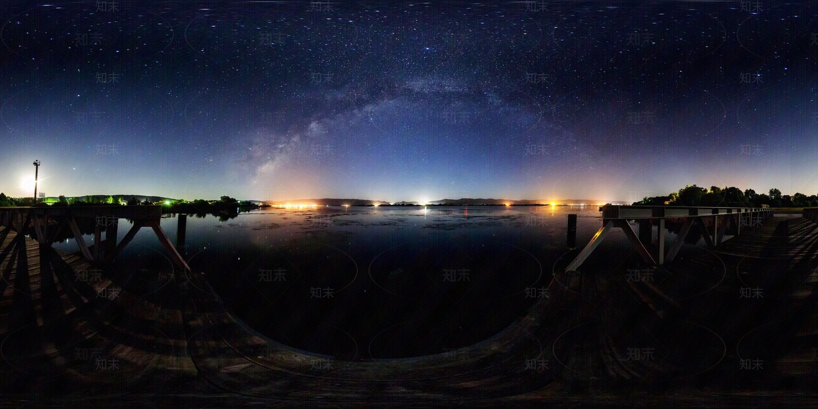 HDR山水星空夜景贴图下载【ID:1138913546】