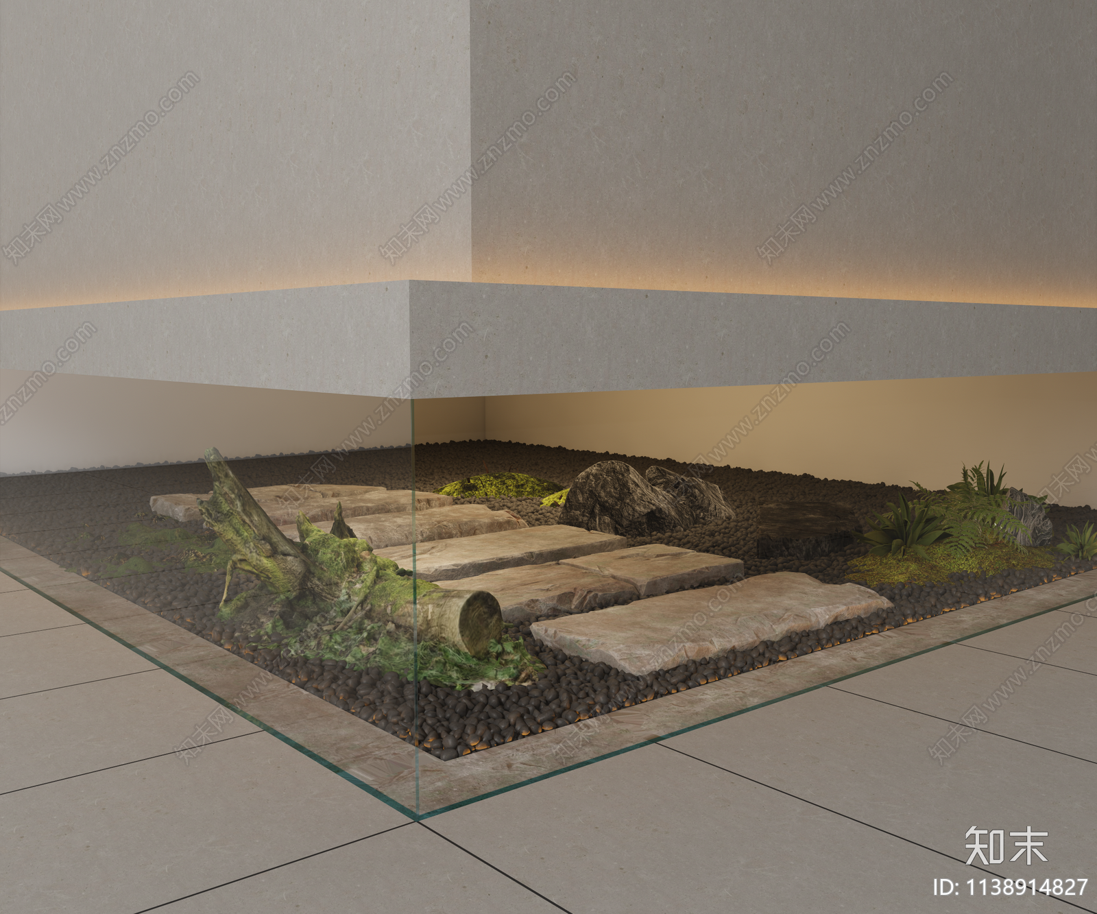 现代造景3D模型下载【ID:1138914827】