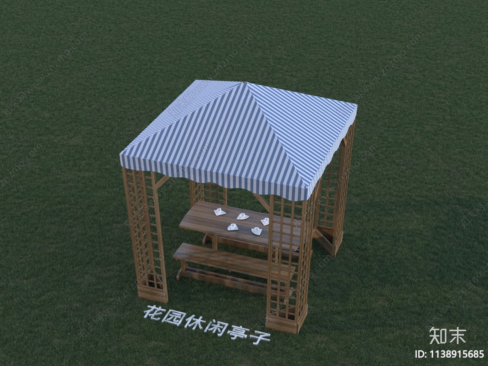 现代亭子3D模型下载【ID:1138915685】