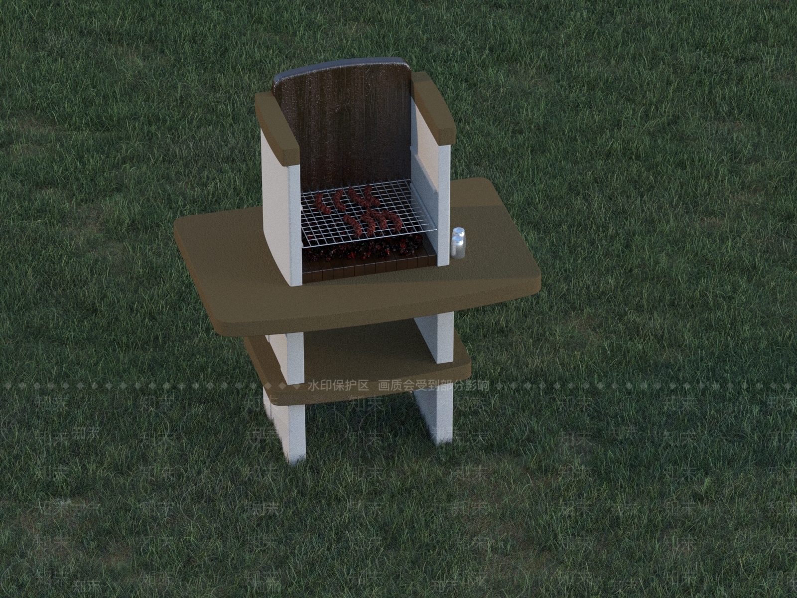 烧烤架3D模型下载【ID:1138917200】