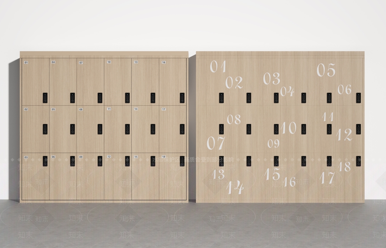 现代更衣柜3D模型下载【ID:1138923036】